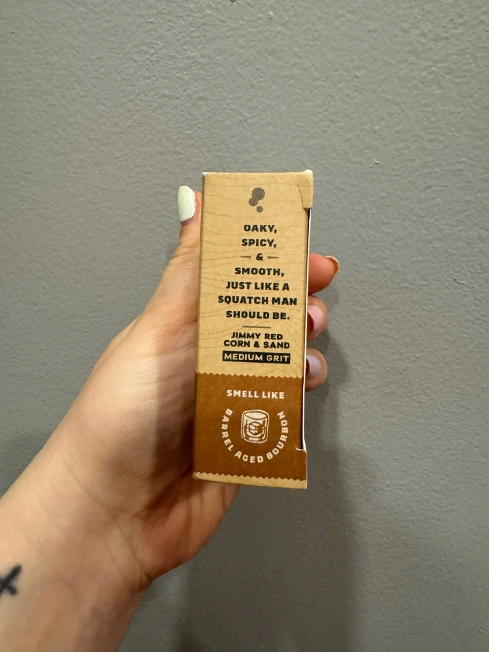 NWT Dr. Squatch Wood Barrel Bourbon Men’s Natural Soap